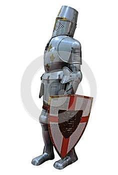 Knight's armor sideview