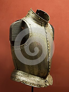 Knight's breastplate in Valletta Palace photo