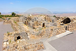 Knight`s fortress Kochav HaYarden or Belvoir in Israel