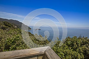 Knight`s Point lookout in New Zealand