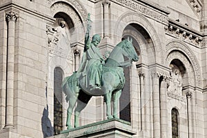 Knight in the Sacre Coeur, Montmarte, Paris