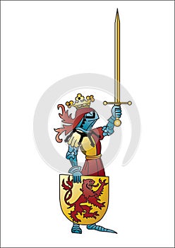 Knight with sword