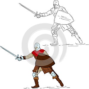 Knight with sword