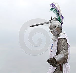 Knight with a sword