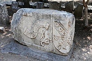 Knight Symbols in Bodrum Castle