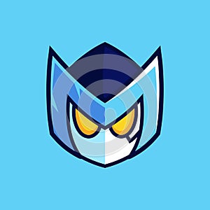 Knight warrior gaming logo mascot