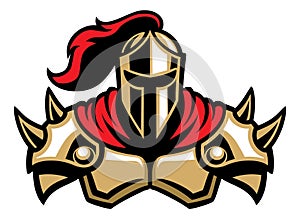 Knight warrior mascot