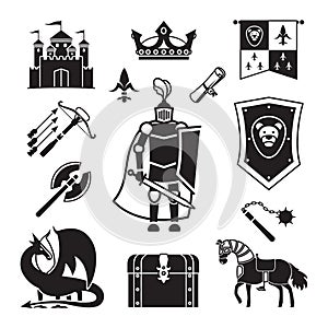 Knighthood in Middle Ages Icons