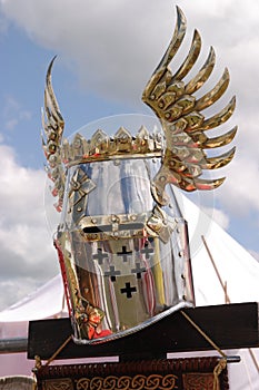 Knightly helmet