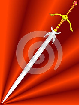Knightly sword photo