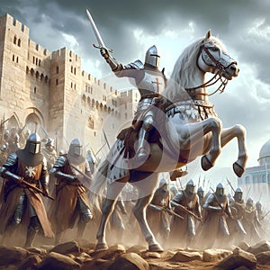 knights army jerusalem crusade