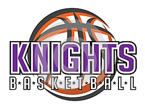 Knights Basketball Graphic