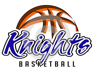 Knights Basketball Team Graphic