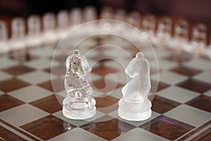 Knights on chessboard