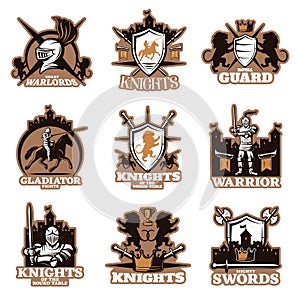 Knights Colored Emblems