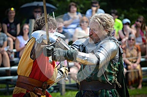 Knights Dueling at Renaissance Festival