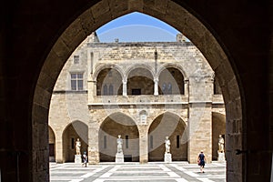 Knights Grand Master Palace on Rhodes island, Greece