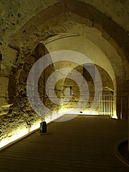 Inside The Knights Hall  Akko Acre  Israel