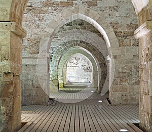 Knights' Halls at old city of acre