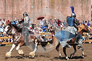 Knights Jousting photo