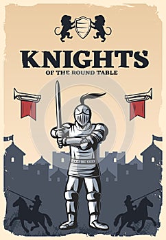 Knights Of Round Table Poster