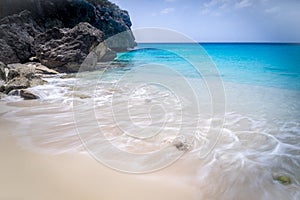 Knip Beach and rock - Curacao Views