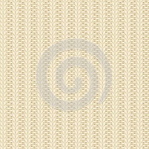 Knit beige pattern