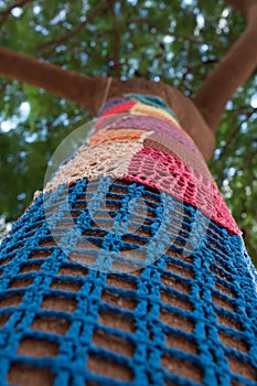 Knit pattern mosaic