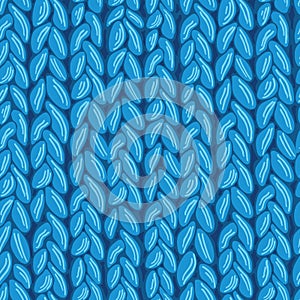 Knit sewater fabric seamless pattern texture