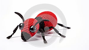 Knitted Ant Toy: Realistic Insect-inspired Crochet With Toy-like Proportions