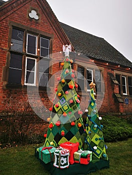 Knitted Christmas decorations