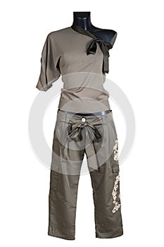 Knitted female jacket