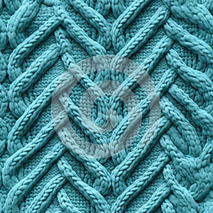 Knitted pattern, knit fabrique, seamless digitally generated background photo
