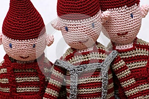 Knitted pixies