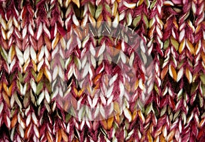 Knitted scarf for background