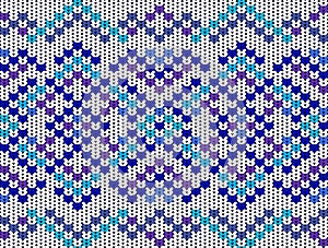 Knitted seamless pattern