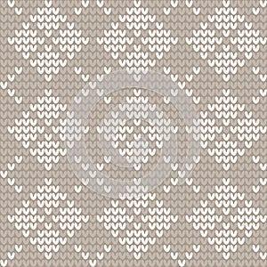 Knitted seamless pattern