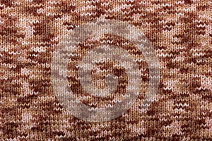 Knitted spokes`s cloth