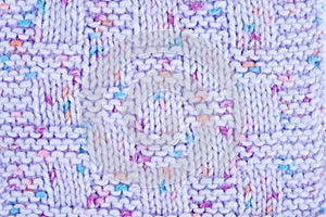 Knitted squares background