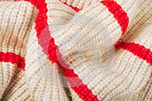 Knitted texture background