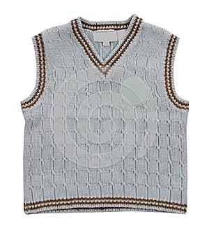 Knitted vest photo