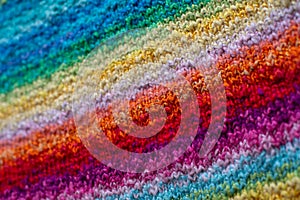 Knitted wool fabrick