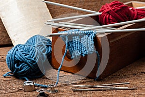 Knitting and crochet