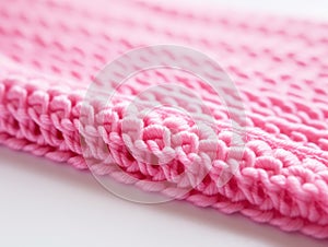 knitting fabric extremely close up, macro.