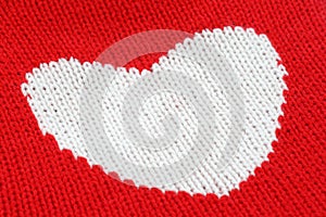 Knitting Heart photo