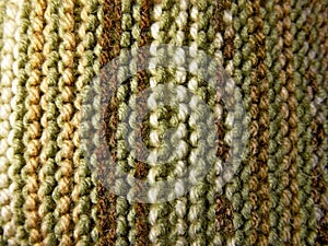 Knitting. Knitted fabric. Knitting texture. Background image. Hobbies leisure crafts