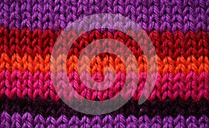 Knitting pattern photo
