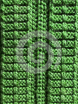 Knitting pattern. knitting woolen background, knitting