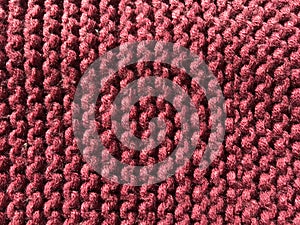 Knitting pattern. knitting woolen background, knitting
