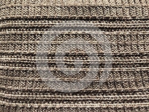 Knitting pattern. knitting woolen background, knitting